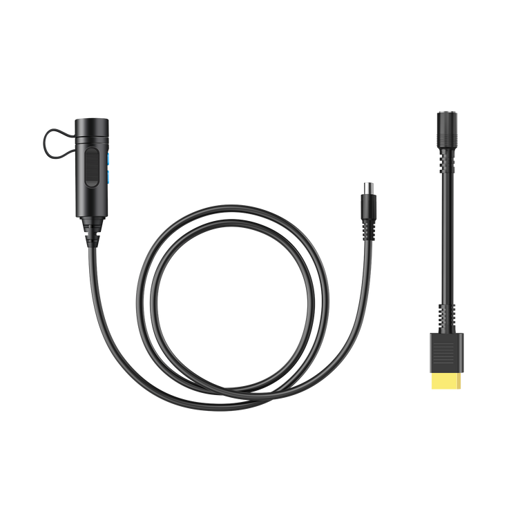 Kabel do podłączenia akumulatora zewnętrznego do AC200P/EP500PRO