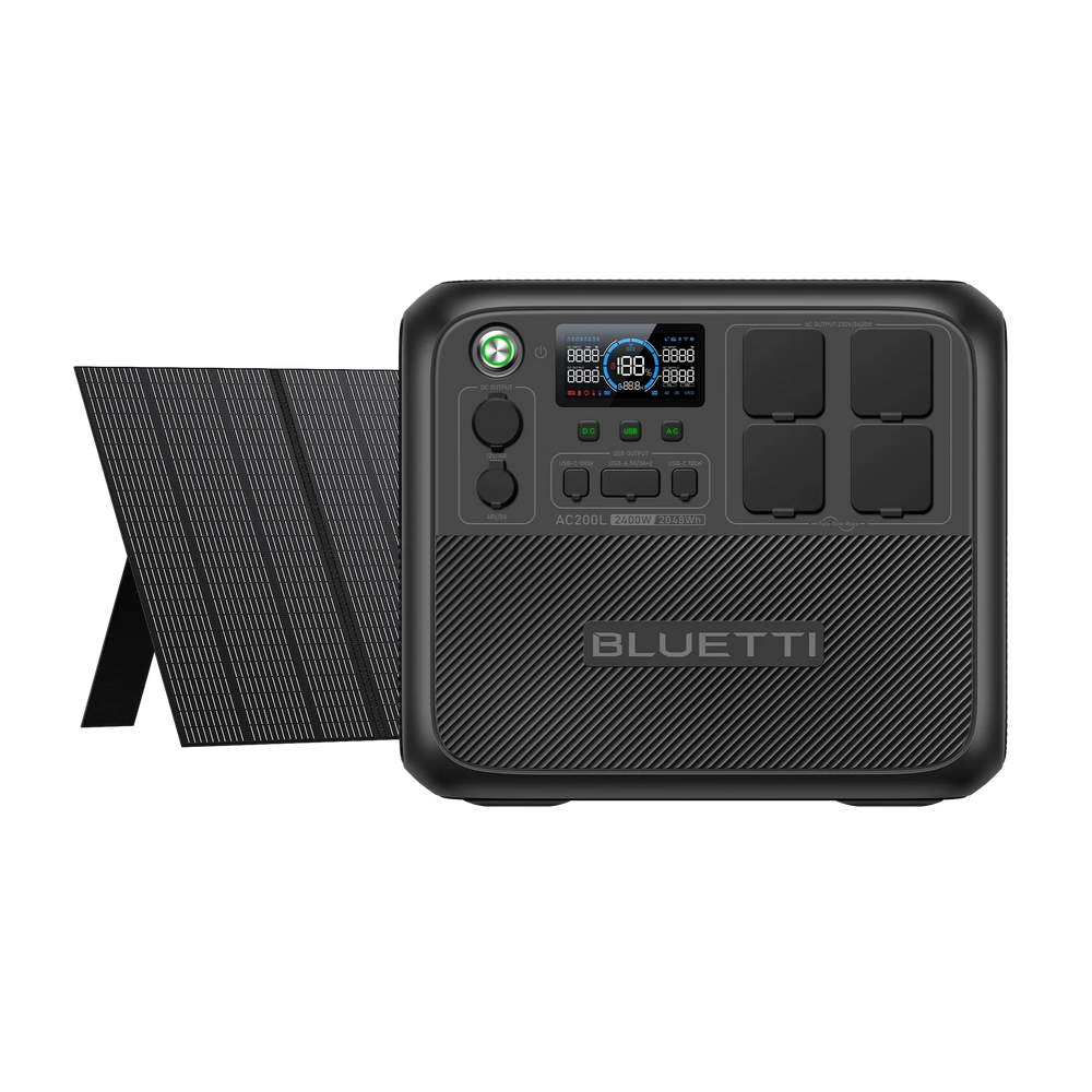 Bluetti AC200L+200W Solar Generator Kit
