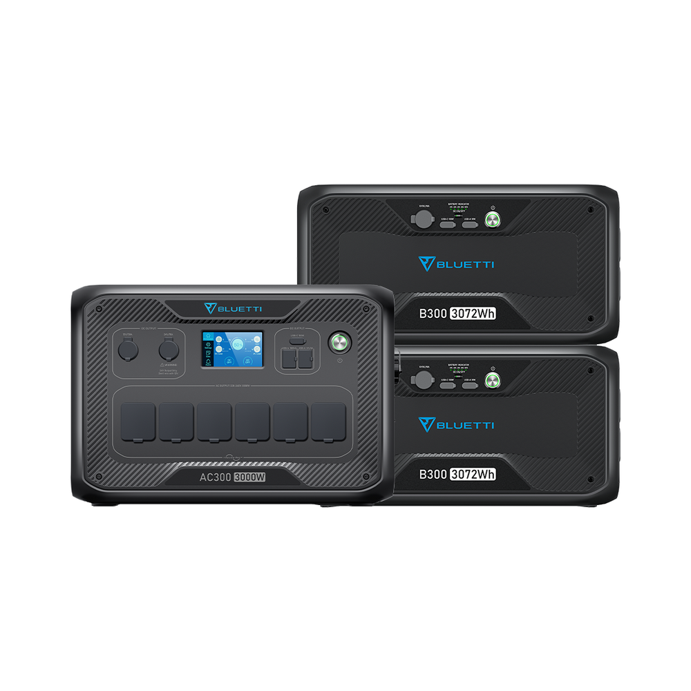 BLUETTI AC300 + 2*B300 back-up batterij voor thuis