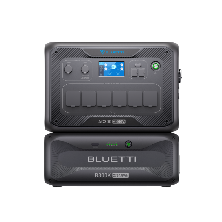 BLUETTI AC300+B300K Home Akun varmuuskopiointi | 3 000 W 2 764,8 Wh