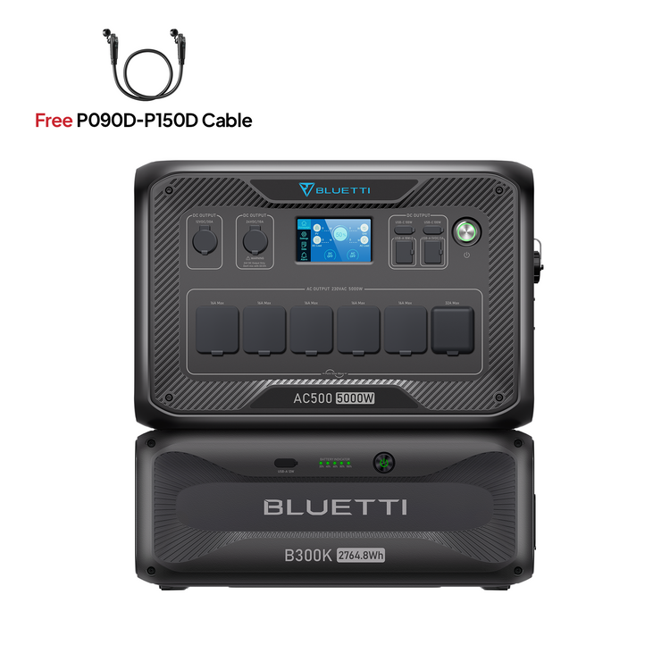 Bluetti AC500 + B300S/B300K Home Battery Backup