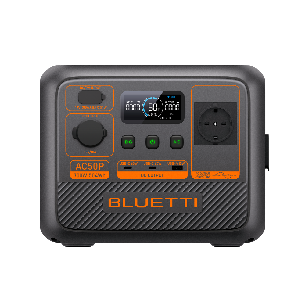 BLUETTI AC50P draagbare krachtcentrale | 700 W 504 Wh