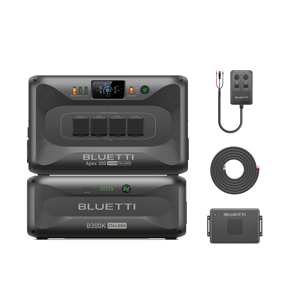 Apex 300 + B300K + Charger 2 + DC Hub
