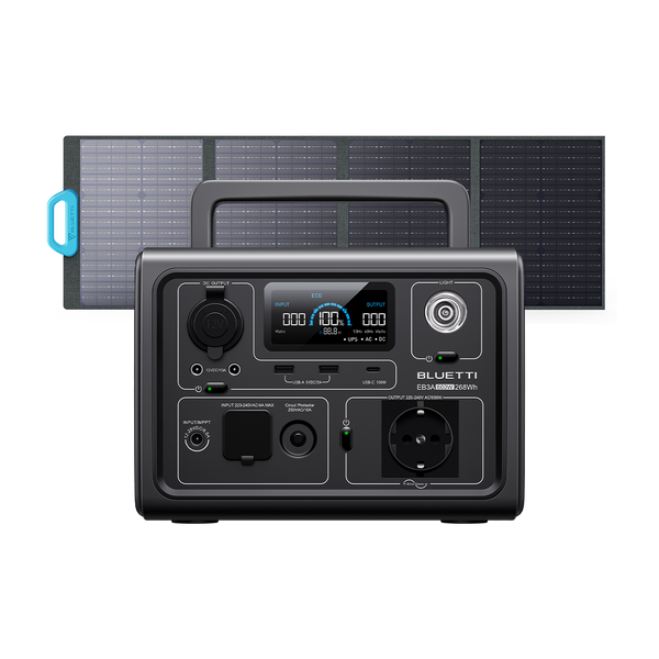 BLUETTI EB3A+120W Solar Generator Kit - BLUETTI EU