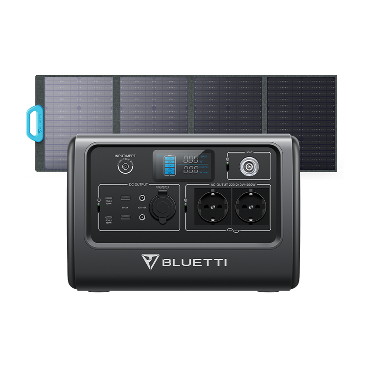 Bluetti EB70+120W Solar Generator Kit
