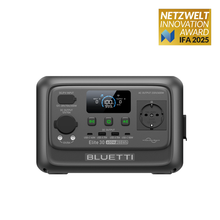 BLUETTI Elite 30 V2 Portable Power Station | 600W 288Wh