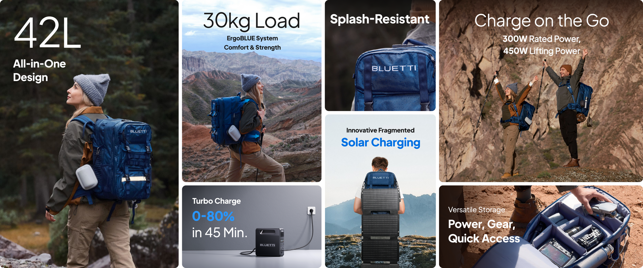 BLUETTI Handsfree 1 Portable Backpack Power | 268,8Wh 300W