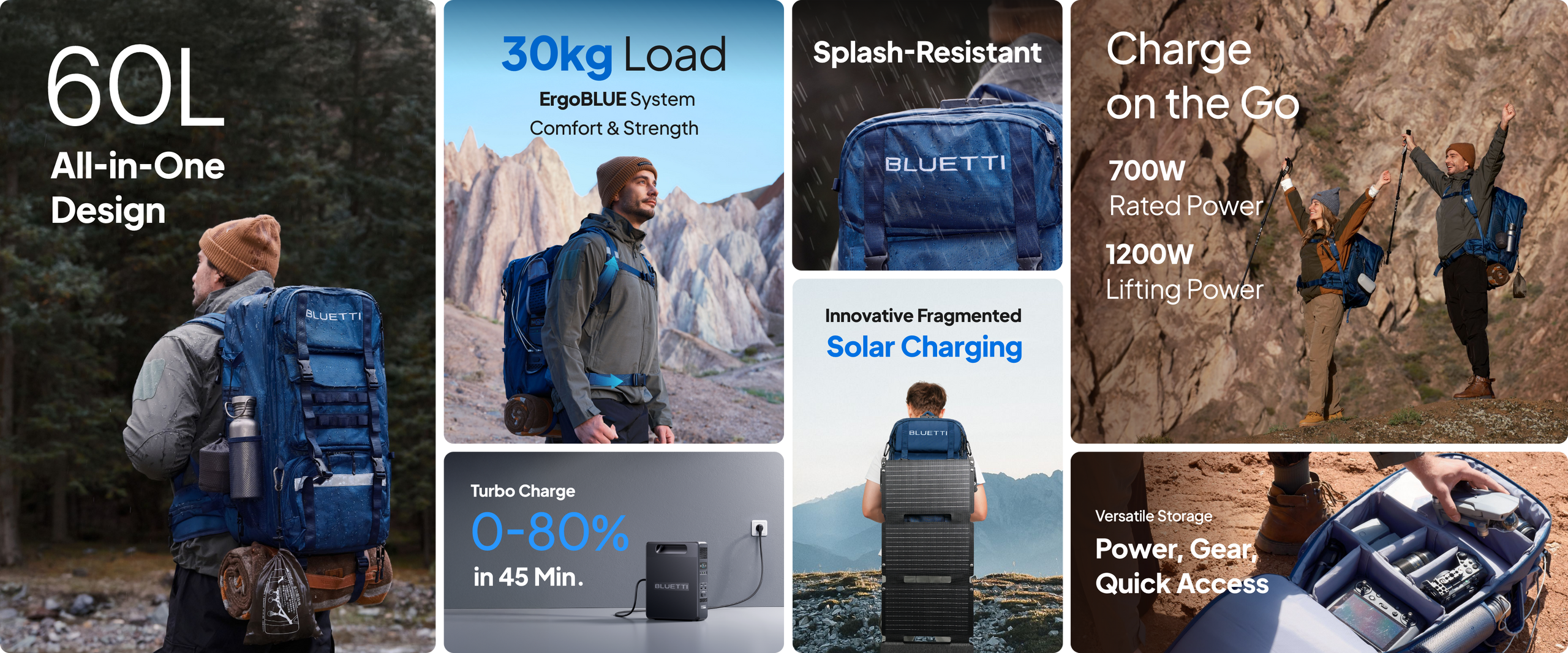 BLUETTI Handsfree 2 Portable Backpack Power | 512Wh 700W - BLUETTI EU