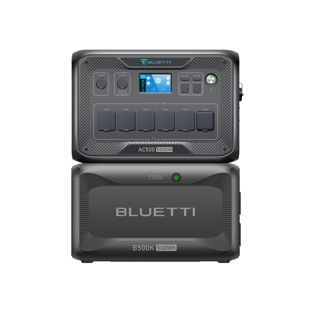 Bluetti AC500 + B300S/B300K Home Battery Backup
