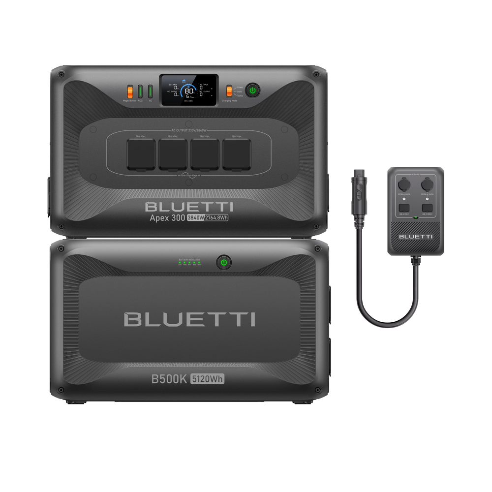 BLUETTI B500K+Apex 300+Hub D1