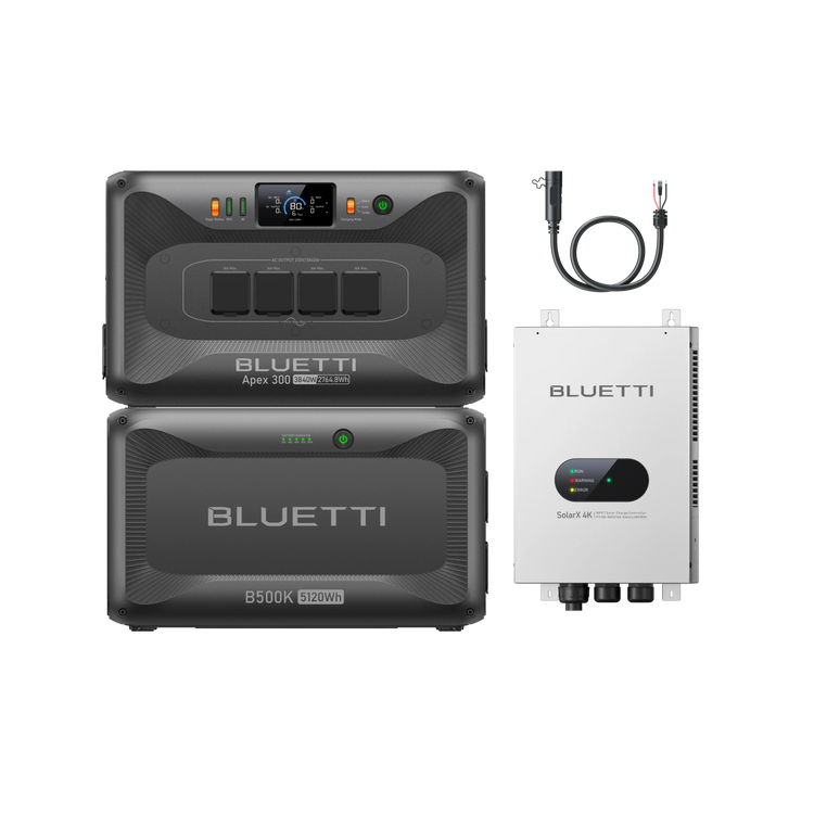 BLUETTI B500K+Apex 300+SolarX 4K